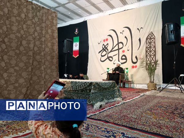 مراسم عزاداری دهه فاطمیه در مسجد مهرولایت با میهمانی شهید گمنام