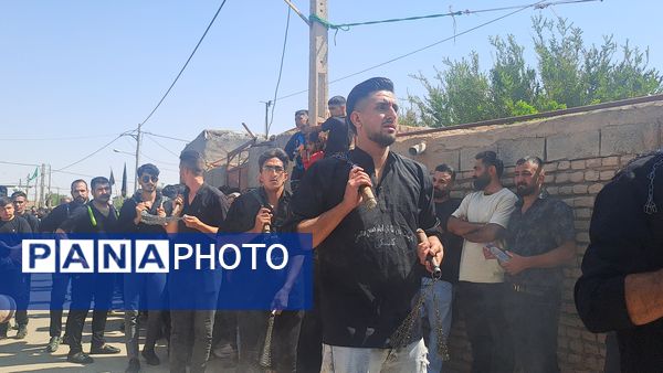 مراسم عزاداری و زنجیر زنی شهادت امام حسن مجتبی(ع) و رحلت پیامبر اکرم (ص) در  روستای کفکی خراسان رضوی