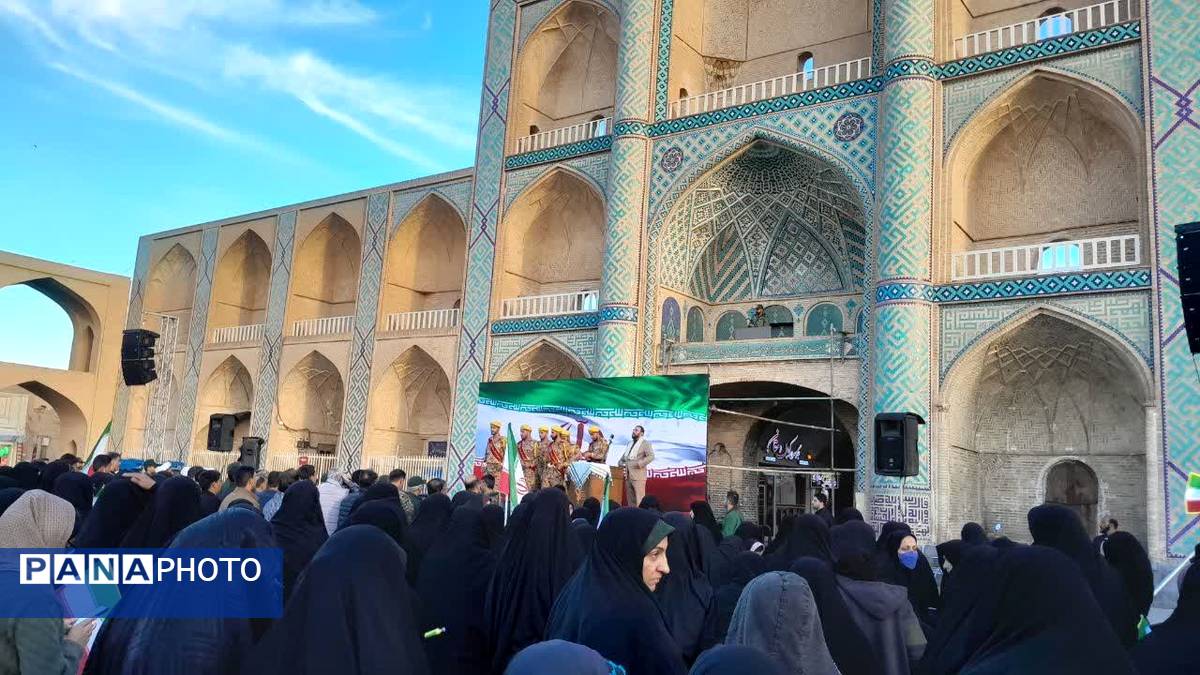 نمایش اقتدار ملت بزرگ ایران در یزد