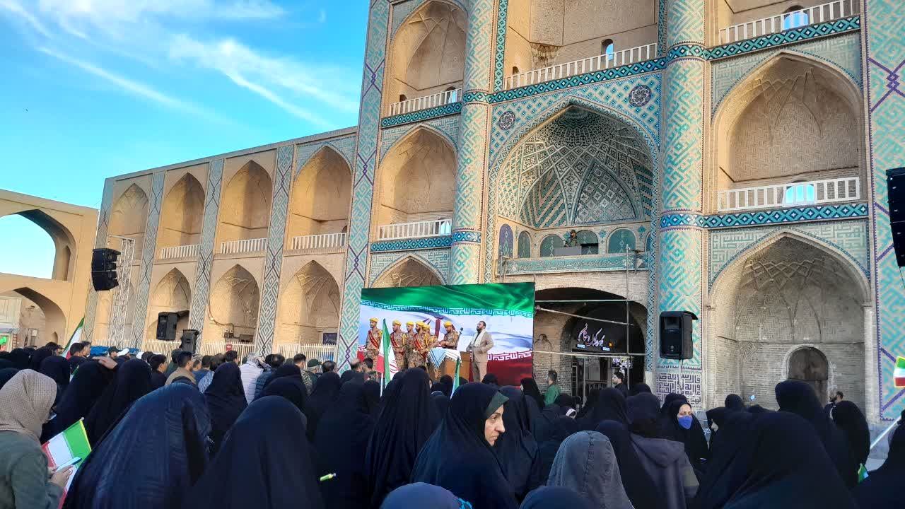 نمایش اقتدار ملت بزرگ ایران در یزد