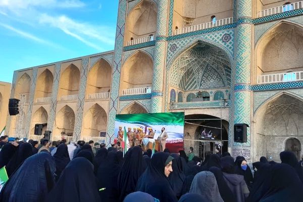 نمایش اقتدار ملت بزرگ ایران در یزد