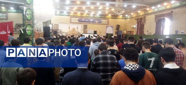 اعتکاف دانش‌آموزی در مرند با حضور حجت‌الاسلام بختیار بایرام اُف