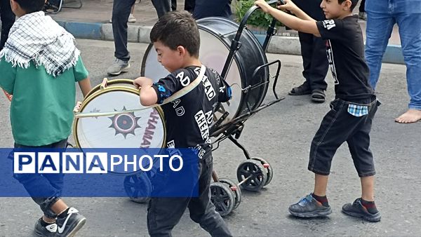 رنگ و بوی سوگواری عاشورا در محمودآباد 