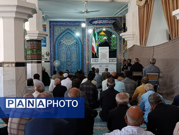 نماز عبادی سیاسی جمعه به امامت امام جمعه موقت شهرستان خلیل آباد