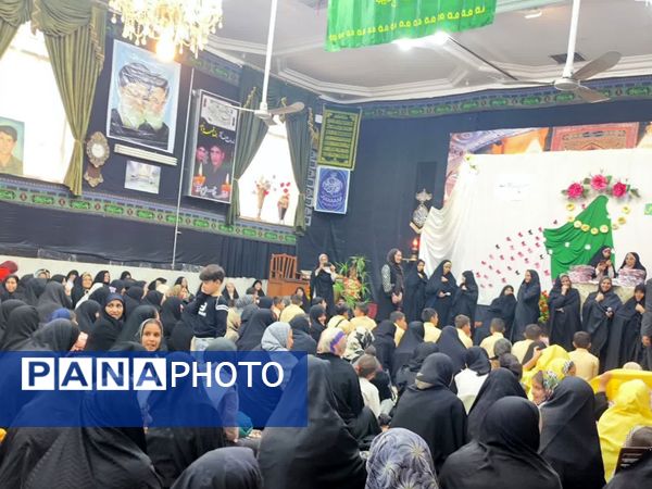 جشن میلاد حضرت زهرا(س) در تکیه علی اکبری فدافن