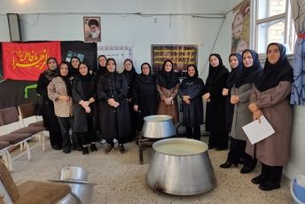  آیین بزرگداشت ایام فاطمیّه در دبیرستان دخترانه اندیشه یک اردبیل