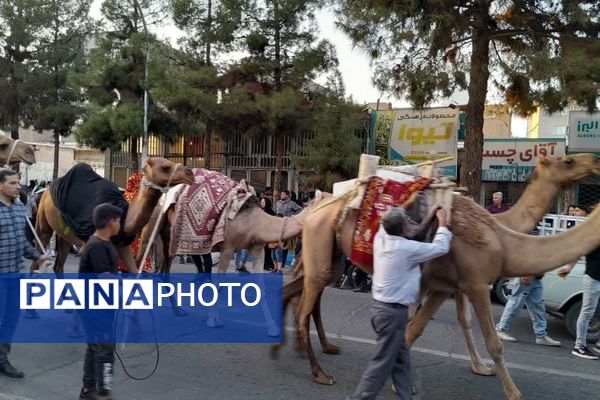 برگزاری آیین سوگواری کاروان عشق همزمان با شروع ماه صفر در شهرستان سبزوار