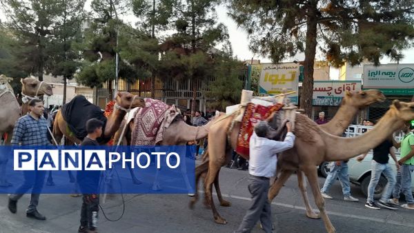 برگزاری آیین سوگواری کاروان عشق همزمان با شروع ماه صفر در شهرستان سبزوار