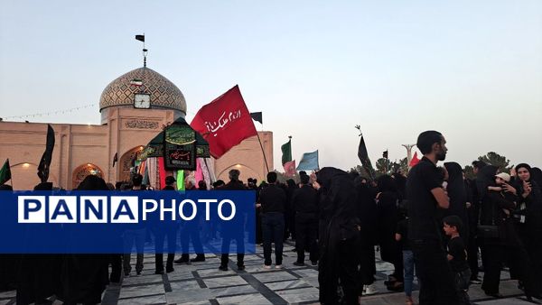 عزاداری هیئت‌های مذهبی در بارگاه منور امام زاده محمد عابد کاخک