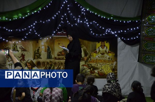 مراسم عزاداری هیئت فرهنگیان در نیشابور 