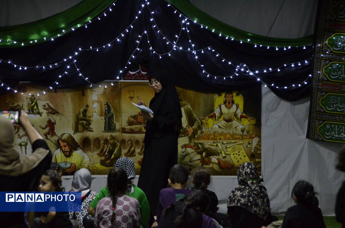مراسم عزاداری هیئت فرهنگیان در نیشابور 
