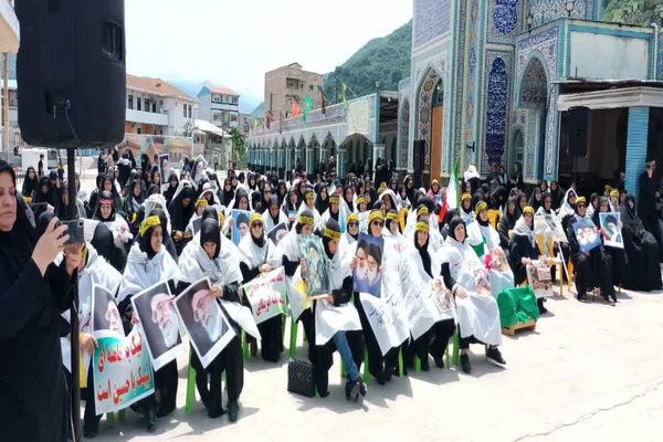 اجتماع زینبیون در سوادکوه