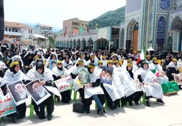 اجتماع زینبیون در سوادکوه