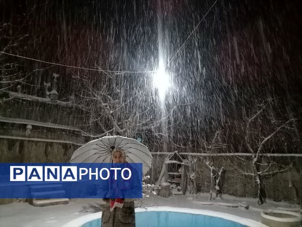 گذری بر بارش برف زمستانی در شهر بار