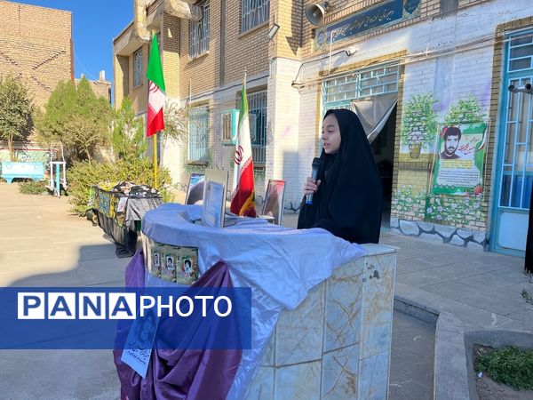  عزاداری به مناسبت دهه فاطمیه در مدرسه شهید محمدی پور خلیل آباد 