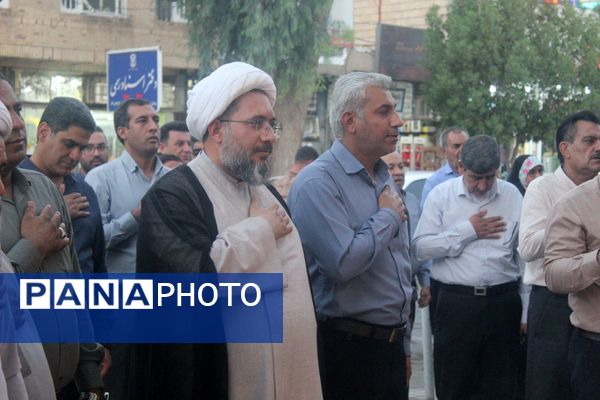 جشن مردم حاجی‌‌آباد برای پیروزی در مقابل رژیم صهیونسیت و آمریکای جنایتکار