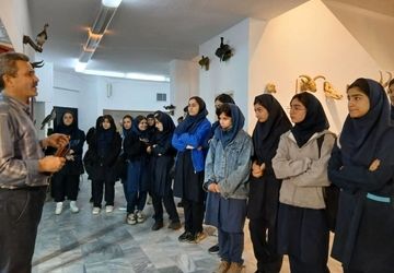 بازدید دانش‌آموزان‌ دبیرستان امین اصغری  ازدانشگاه گیلان