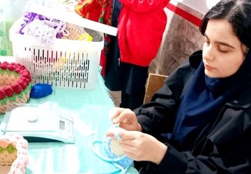 نظر دانش‌آموزان درباره نمایشگاه «ماها» در دبیرستان سمیه