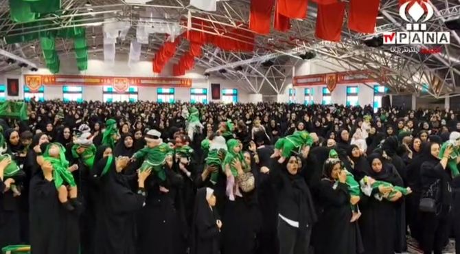 برگزاری مراسم شیرخوارگان حسینی در سالن گلستان شهدای اصفهان 
