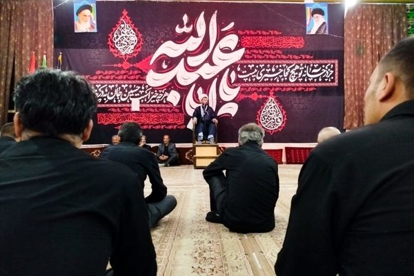 شور حسینی در هیئت شاهزاده قاسم ابن الحسن روستای فدافن
