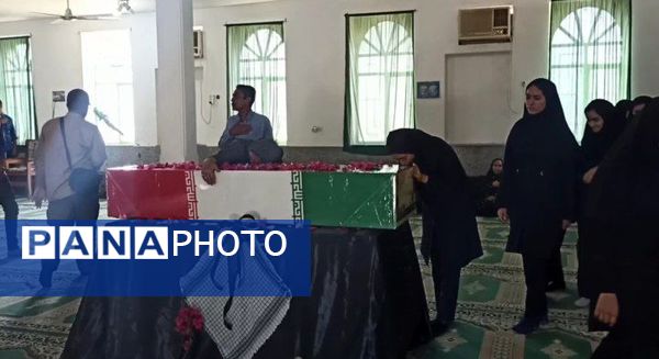 شهید گمنام مهمان مردم روستای رضوان شد