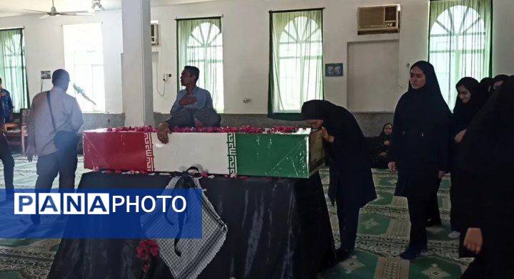 شهید گمنام مهمان مردم روستای رضوان شد