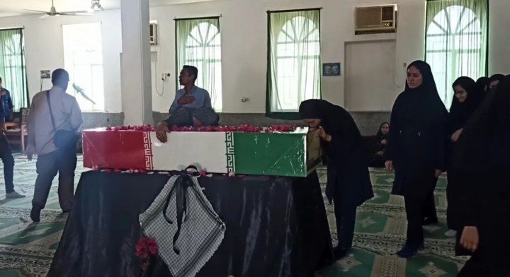 شهید گمنام مهمان مردم روستای رضوان شد