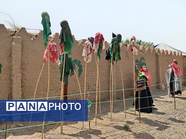 نمایشگاه «غنچه‌های خونین» شهر جعفریه قم 