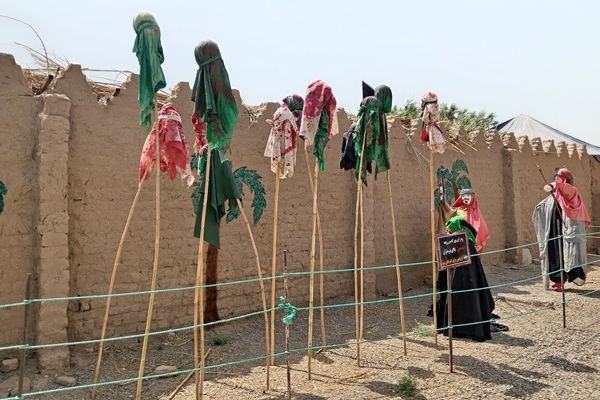 نمایشگاه «غنچه‌های خونین» شهر جعفریه قم 