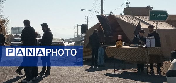 عزاداری فاطمی با حضور شهید گمنام در روستای ورجان قم