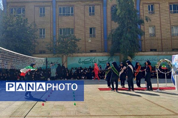 افتتاحیه برنامه «مهارت آموزی ورزشی» در دبیرستان راضیه شکرایی ناحیه دو شهرری