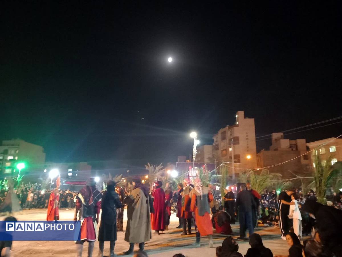مراسم شام غریبان درناحیه 6 مشهد