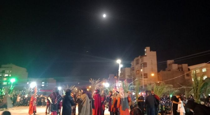 مراسم شام غریبان درناحیه 6 مشهد