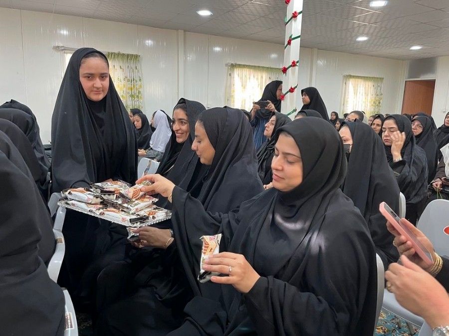 برگزاری مراسم به مناسبت جشن جوانه ها در دبیرستان شهید محمدی پور خلیل آباد 