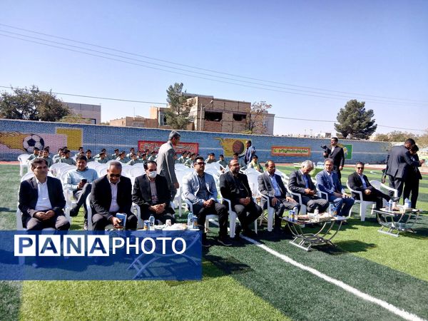 افتتاح استانی طرح «پهلوان سعید» و سه زمین چمن مصنوعی در کاشمر