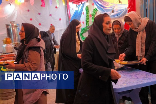 برپایی موکب به‌مناسبت جشن‌های حضور تا ظهور در آباده