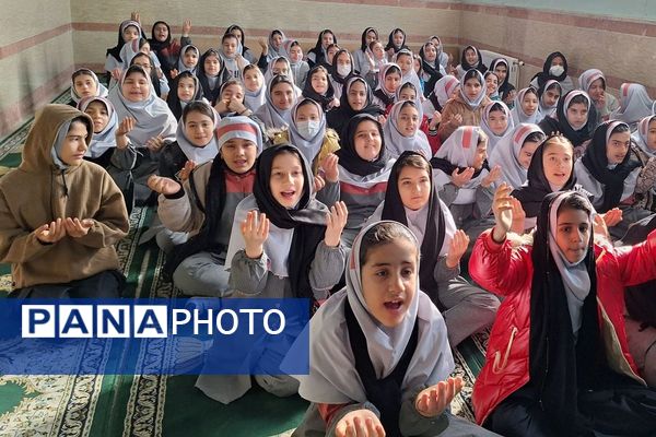 عزاداری حضرت فاطمه الزهرا(س) در مدارس جانبازان کربلا و ایران تایر اسلامشهر