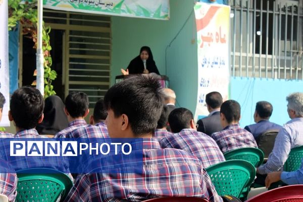 مانور بازگشایی مدارس در ساری ناحیه یک