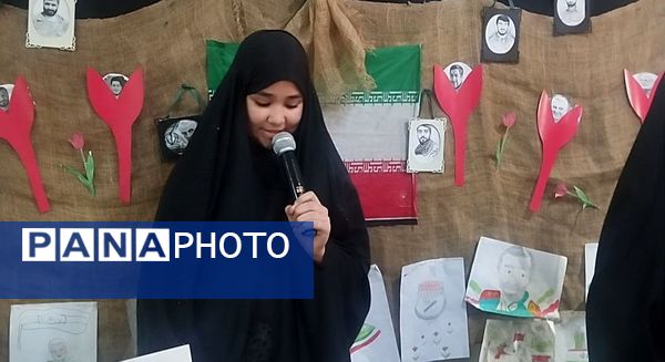 سالگرد شهادت سردار دل‌ها در مدرسه مهندس رحمان فرد ناحیه ۱ مشهد مقدس