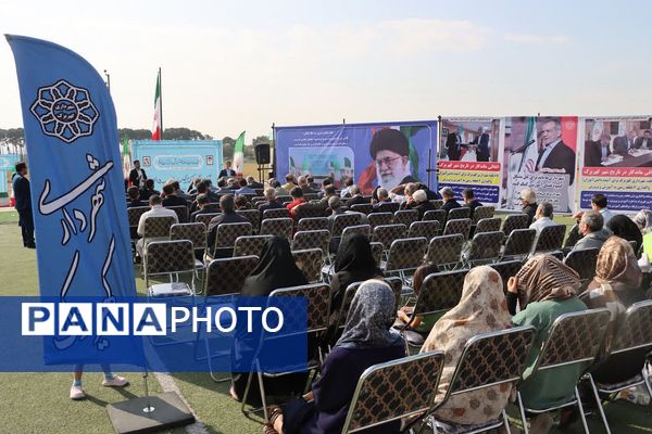 تداوم نهضت مدرسه‌سازی در کهریزک، خشت‌گذاری مدرسه ۱۵ کلاسه در مسکن مهر