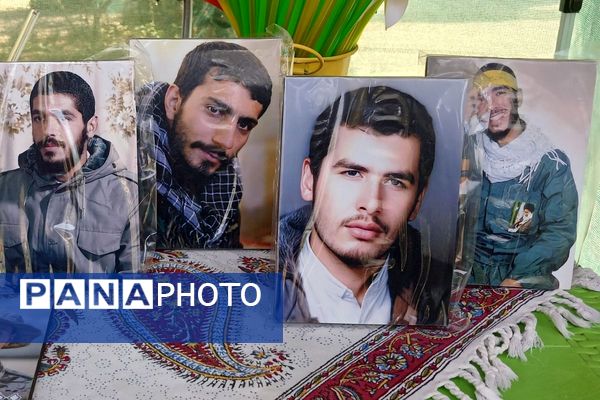 تجدید پیمان دانش‌آموز خبرنگاران پانا با شهدا درهفته دفاع مقدس