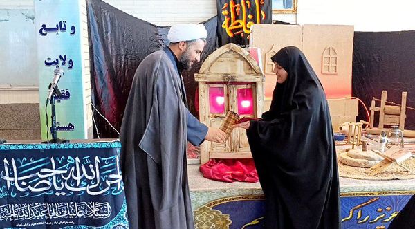 آیین سوگواری ایام فاطمیه در دبیرستان حضرت زینب(س) اسدآباد