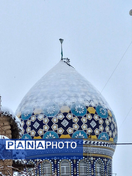 یک روز برفی در روستای بنادکوک‌ دیزه
