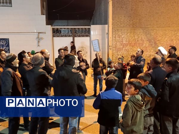 تشییع نمادین حضرت زهرا(س) در دهستان رزق‌آباد