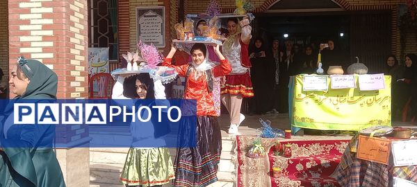 برگزاری جشن مازندران در دبیرستان فضیلت شهرستان قائمشهر