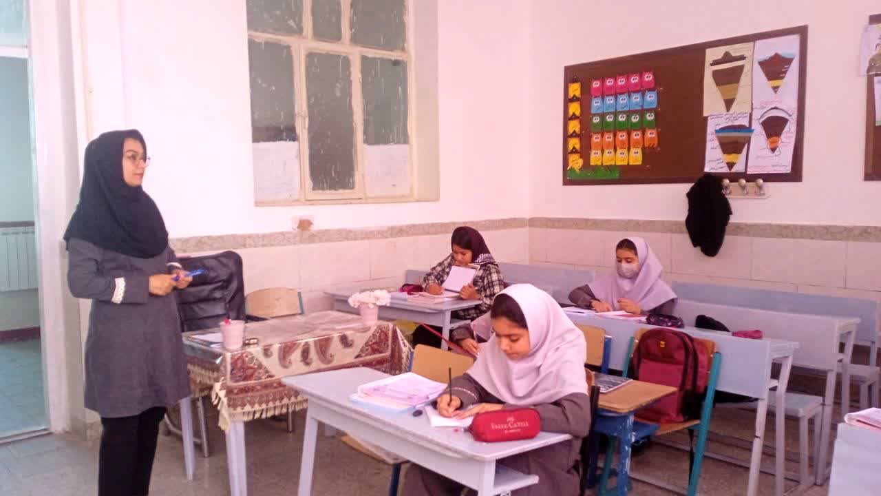 برگزاری کلاس تست تیزهوشان در دبستان شهید نجفی فدافن