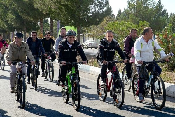 استاندار آذربایجان شرقی در شهر دوچرخه، رکاب زد