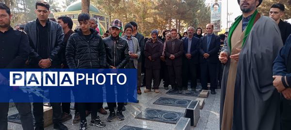 مراسم تشییع پیکر جانباز شهید علی فتح آبادی