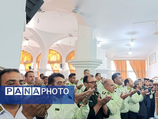 برگزاری نماز عبادی سیاسی جمعه همزمان با شروع هفته انتظامی در شهرستان خلیل اباد 