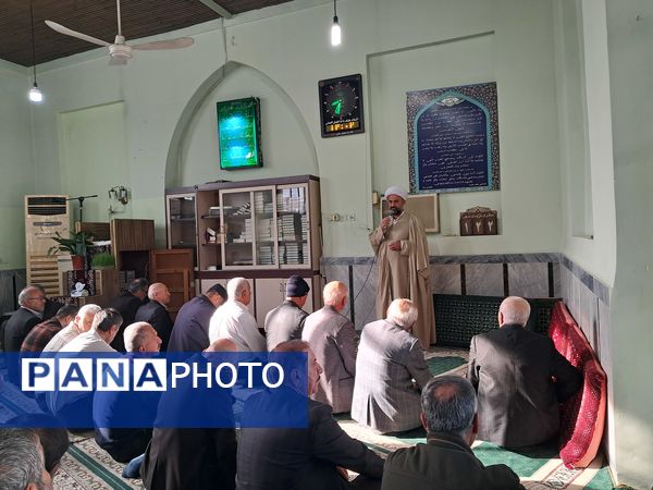 اقامه نماز عید سعید فطر در مسجد جامع جمنان قائمشهر